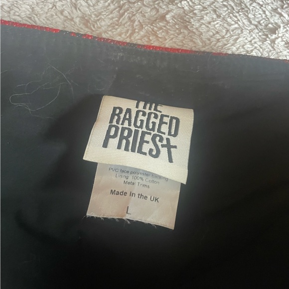 Red Snake Skin Tube Top - Picture 3 of 6